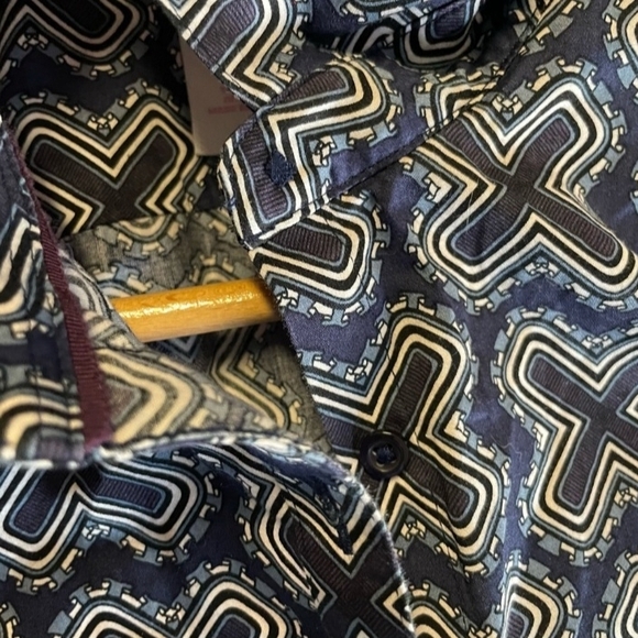 Brooks Brothers Navy and White Button Down Shirt - Picture 4 of 4